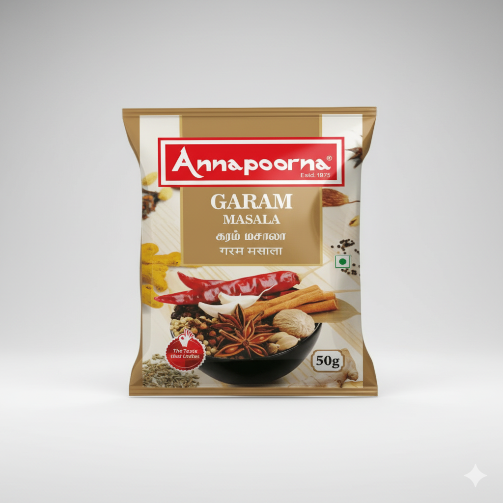 ANNAPOORNA  GARAM MASALA 50G