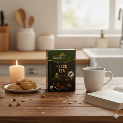 KORAKUNDAH Organic Black Tea Dip  (25 Dip Bags)