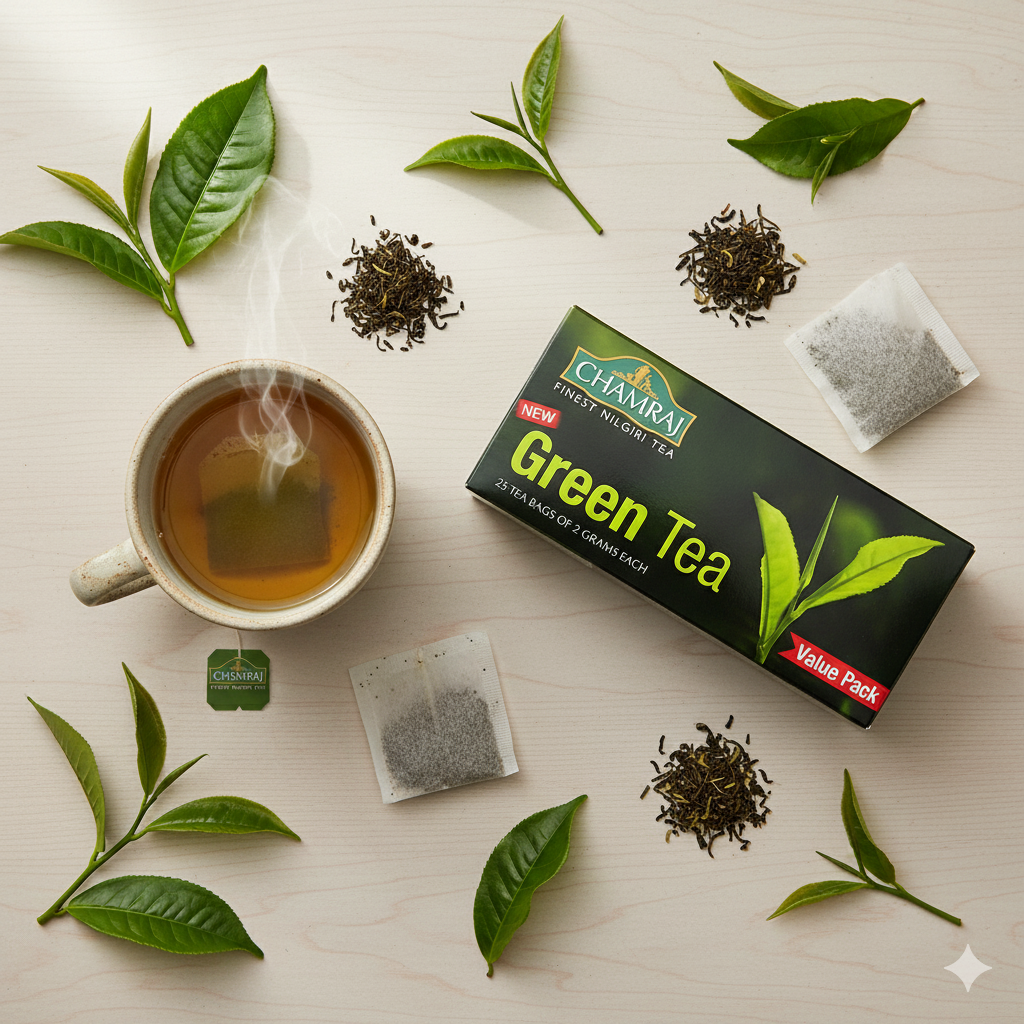 CHAMRAJ Green Tea (25 Dip Bags)
