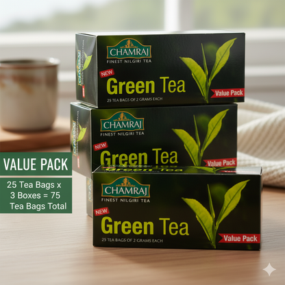 CHAMRAJ Green Tea (25 Dip Bags)