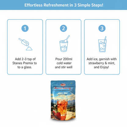 STANES Strawberry Iced Tea Instant Premix 250 g