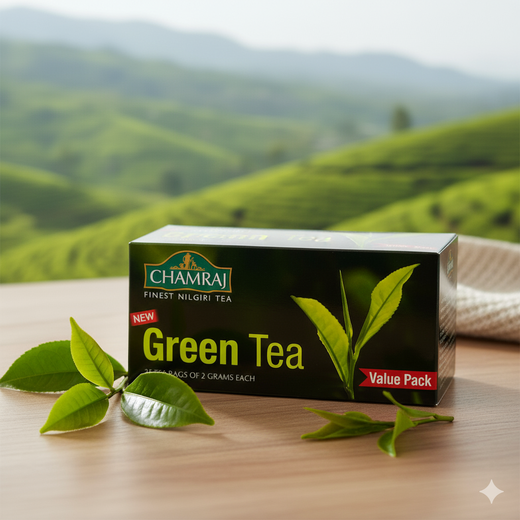 CHAMRAJ Green Tea (25 Dip Bags)