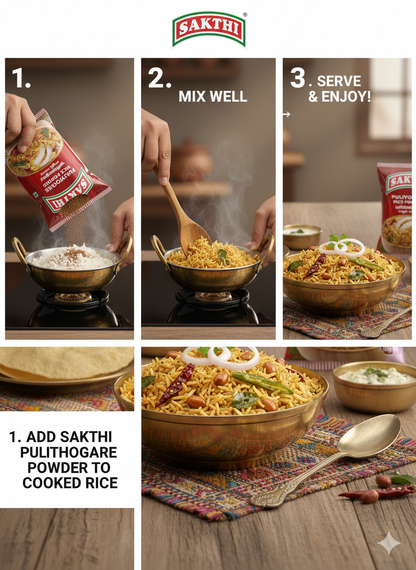 SAKTHI Puliyogare Rice Powder 50 g