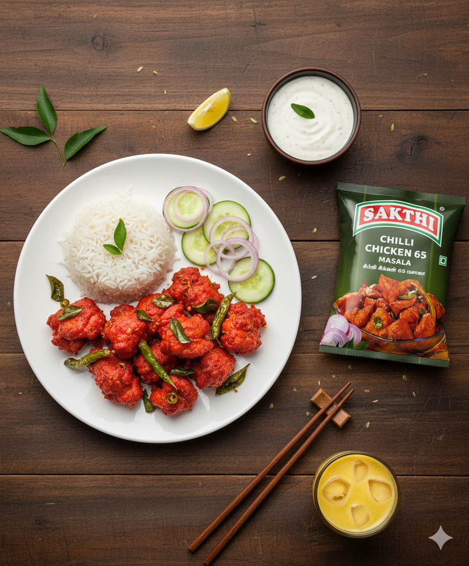 SAKTHI Chilli Chicken 65 Masala 50 g