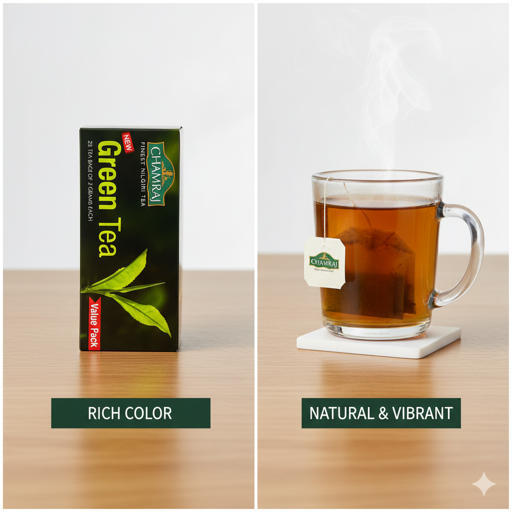CHAMRAJ Green Tea (25 Dip Bags)