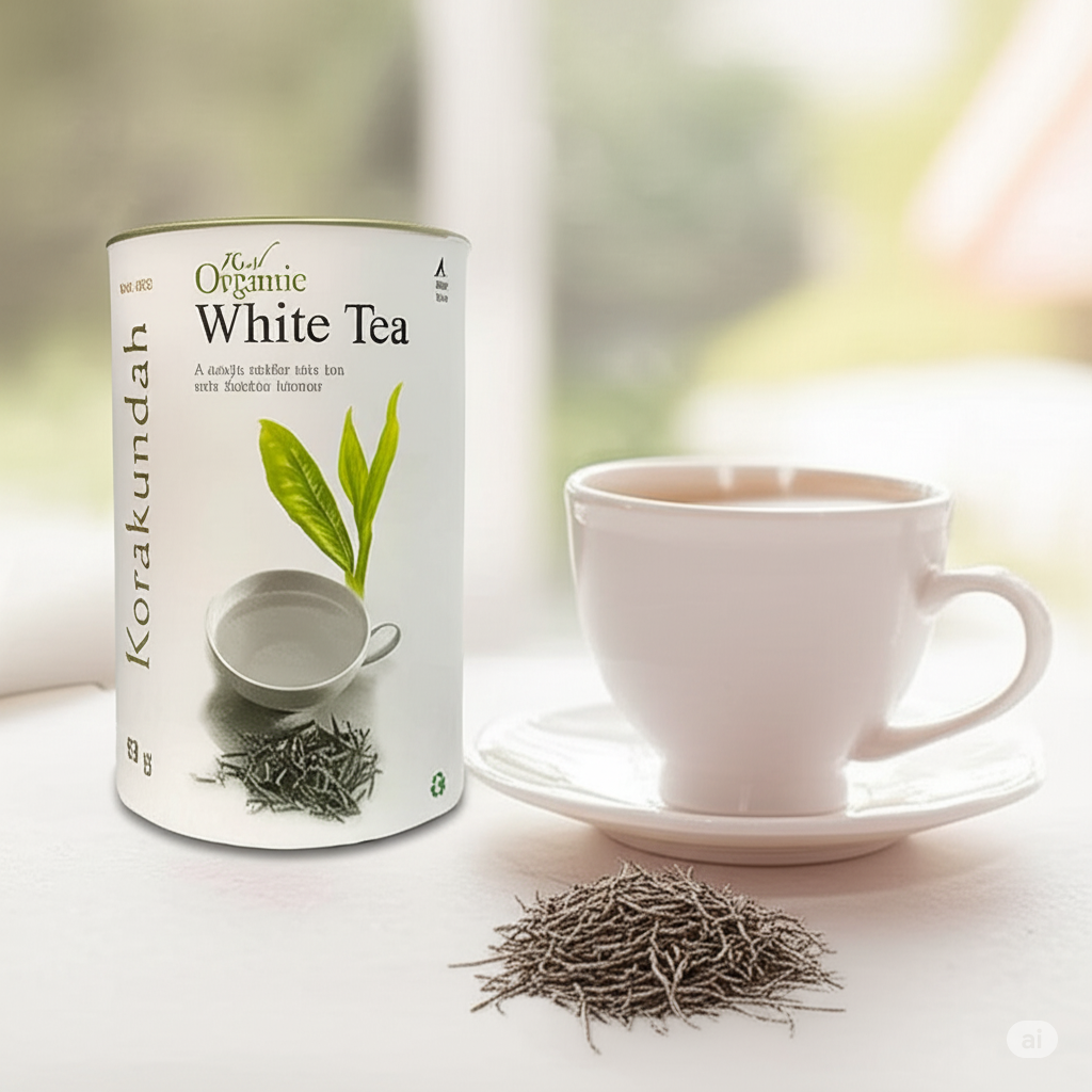KORAKUNDAH Real Organic White Tea 50 g