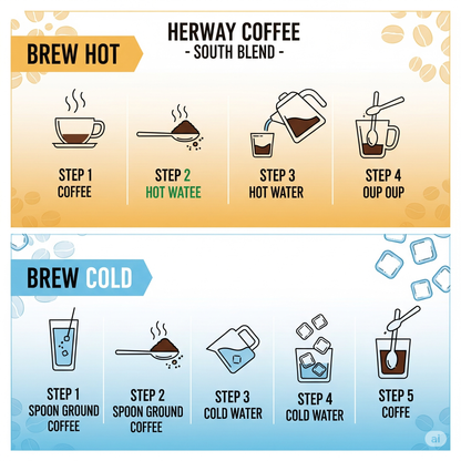 HERWAY South Blend Instant Coffee 100 g