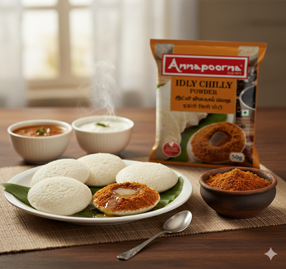 ANNAPOORNA IDLY CHILLY POWDER 50G