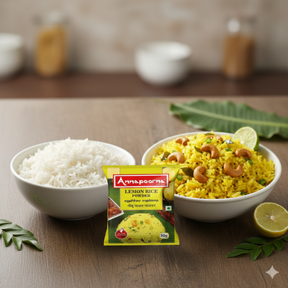 ANNAPOORNA LEMON RICE POWDER 50G