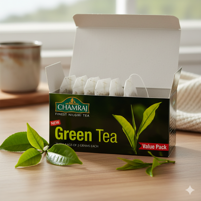 CHAMRAJ Green Tea (25 Dip Bags)