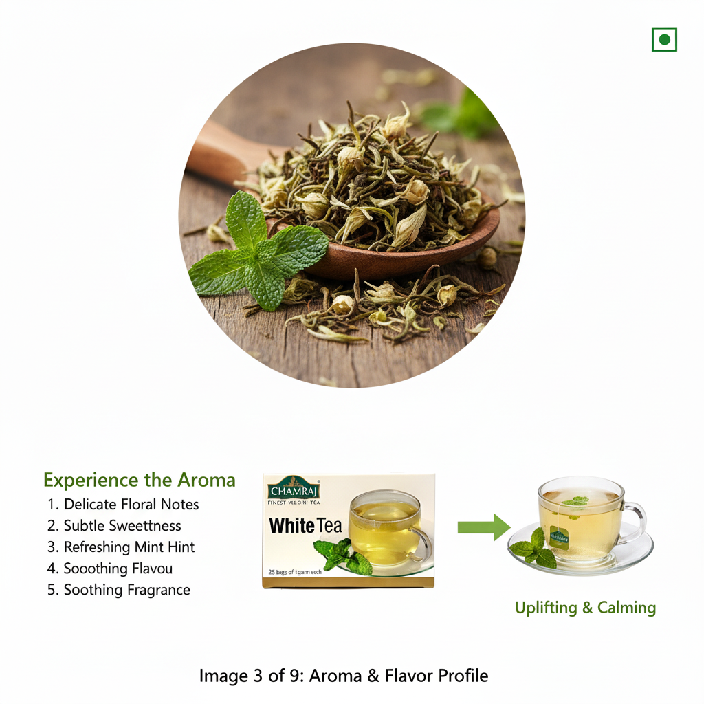 CHAMRAJ White Tea (25 Dip Bags)