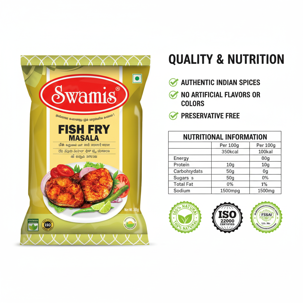 SWAMIS Fish Fry Masala 300g