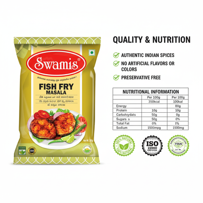 SWAMIS Fish Fry Masala 300g