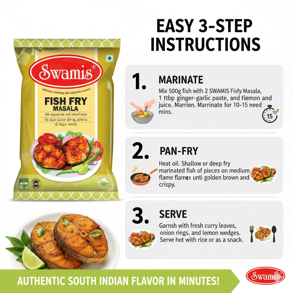 SWAMIS Fish Fry Masala 300g
