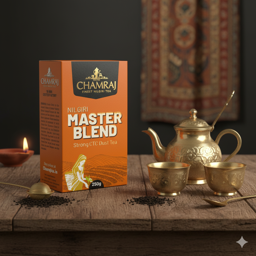 CHAMRAJ Nilgiri Master Blend Strong CTC Dust Tea 250 g