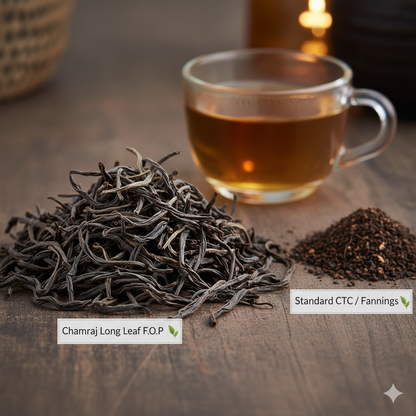CHAMRAJ Long Leaf FOP (Flowery Orange Pekoe) Tea 250 g
