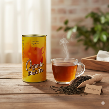 KORAKUNDAH Organic Black Tea in Canister 100 g