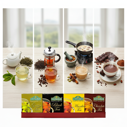 CHAMRAJ Gift Pack – Premium Nilgiri Tea Collection (40 Dip Bags)