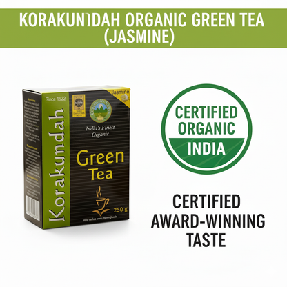 KORAKUNDAH Organic Green Tea (Jasmine) 250 g