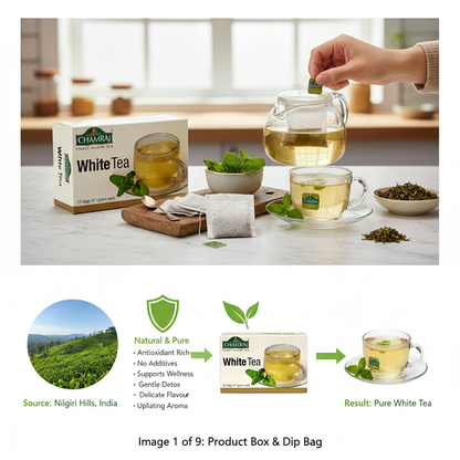 CHAMRAJ White Tea (25 Dip Bags)
