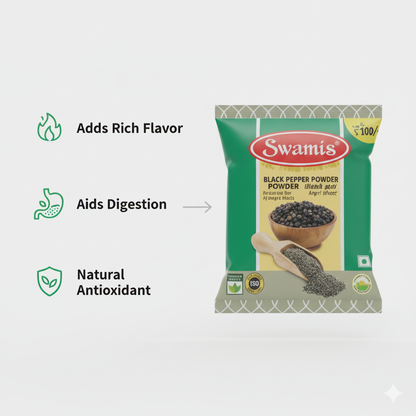 SWAMIS Black Pepper Powder 300g