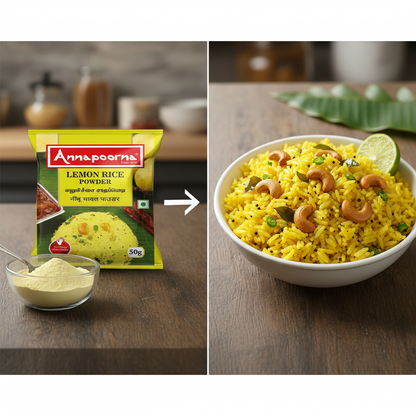 ANNAPOORNA LEMON RICE POWDER 50G
