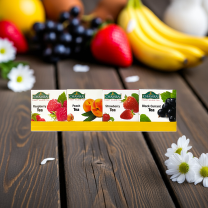 CHAMRAJ Fruit Pack - Assorted Nilgiri Flavoured Tea (40 Dip Bags)