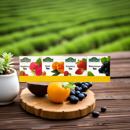 CHAMRAJ Fruit Pack - Assorted Nilgiri Flavoured Tea (40 Dip Bags)