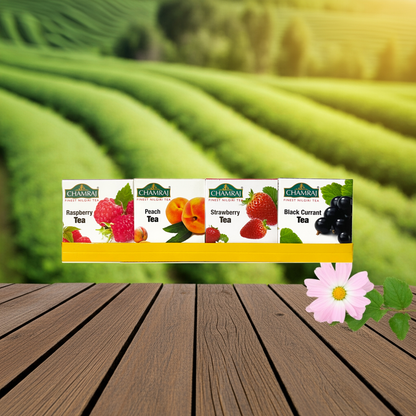 CHAMRAJ Fruit Pack - Assorted Nilgiri Flavoured Tea (40 Dip Bags)