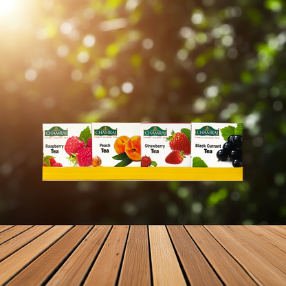 CHAMRAJ Fruit Pack - Assorted Nilgiri Flavoured Tea (40 Dip Bags)