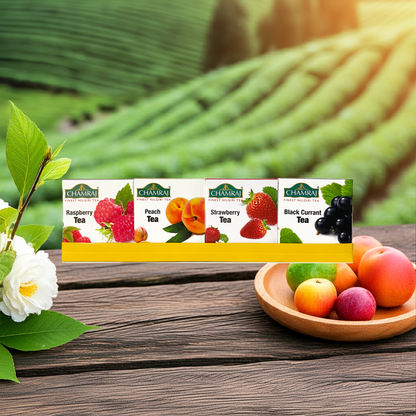 CHAMRAJ Fruit Pack - Assorted Nilgiri Flavoured Tea (40 Dip Bags)
