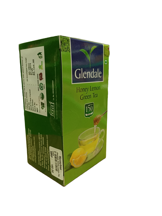 GLENDALE Honey Lemon Green Tea | 25 Enveloped Tea Bags