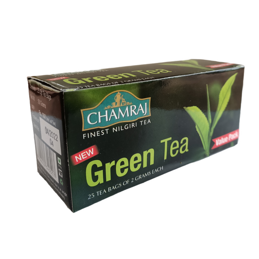 CHAMRAJ Green Tea | 25 Dip Bags of 2 grams each 50gm