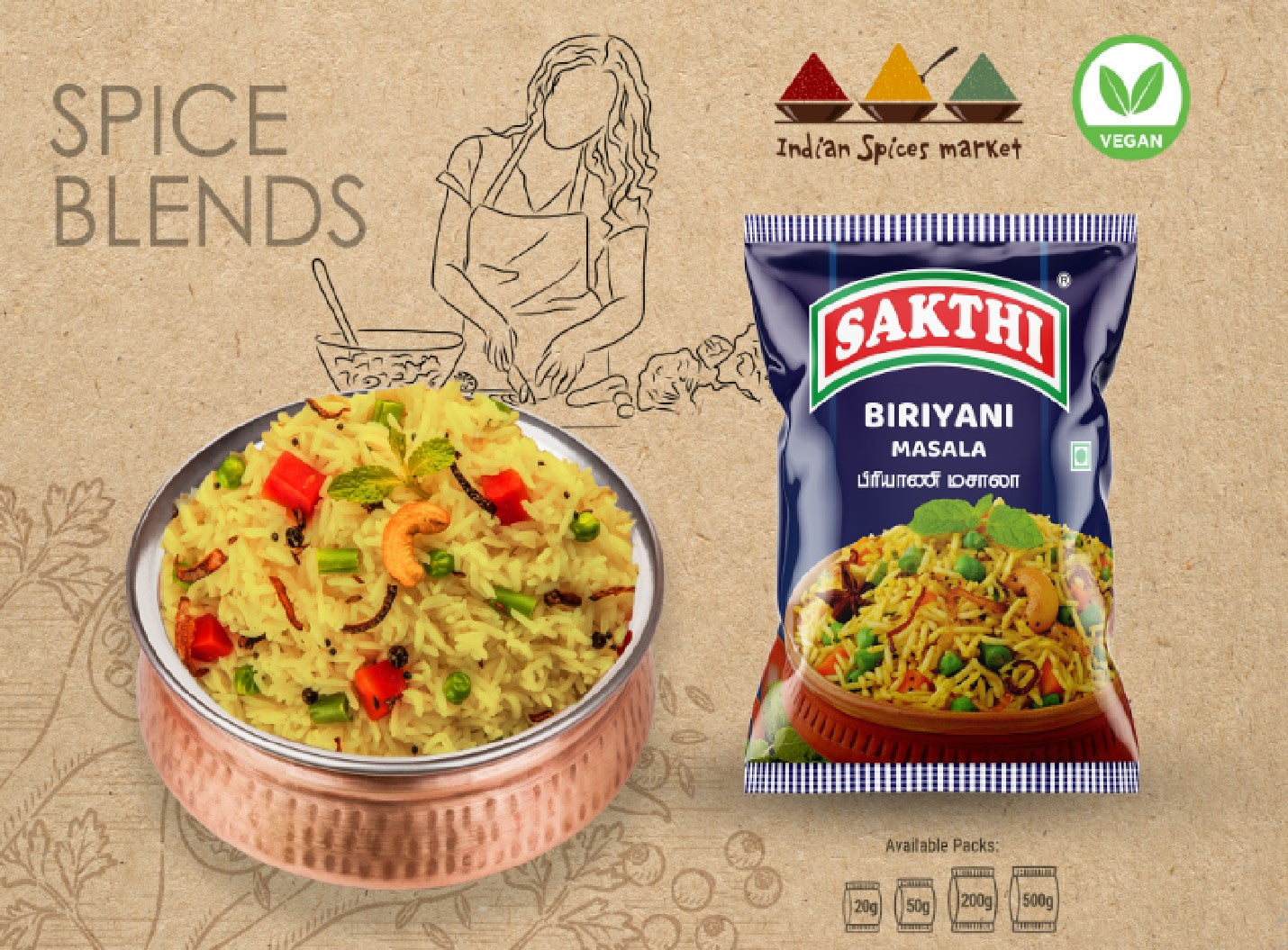 SAKTHI Briyani Masala 50 g