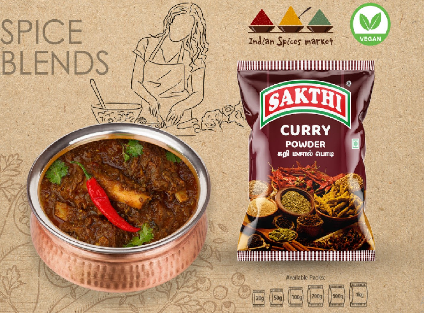 SAKTHI Curry Powder 50 g