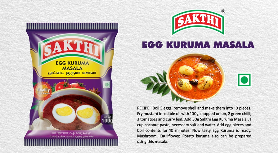 SAKTHI Egg Kuruma Masala 50 g