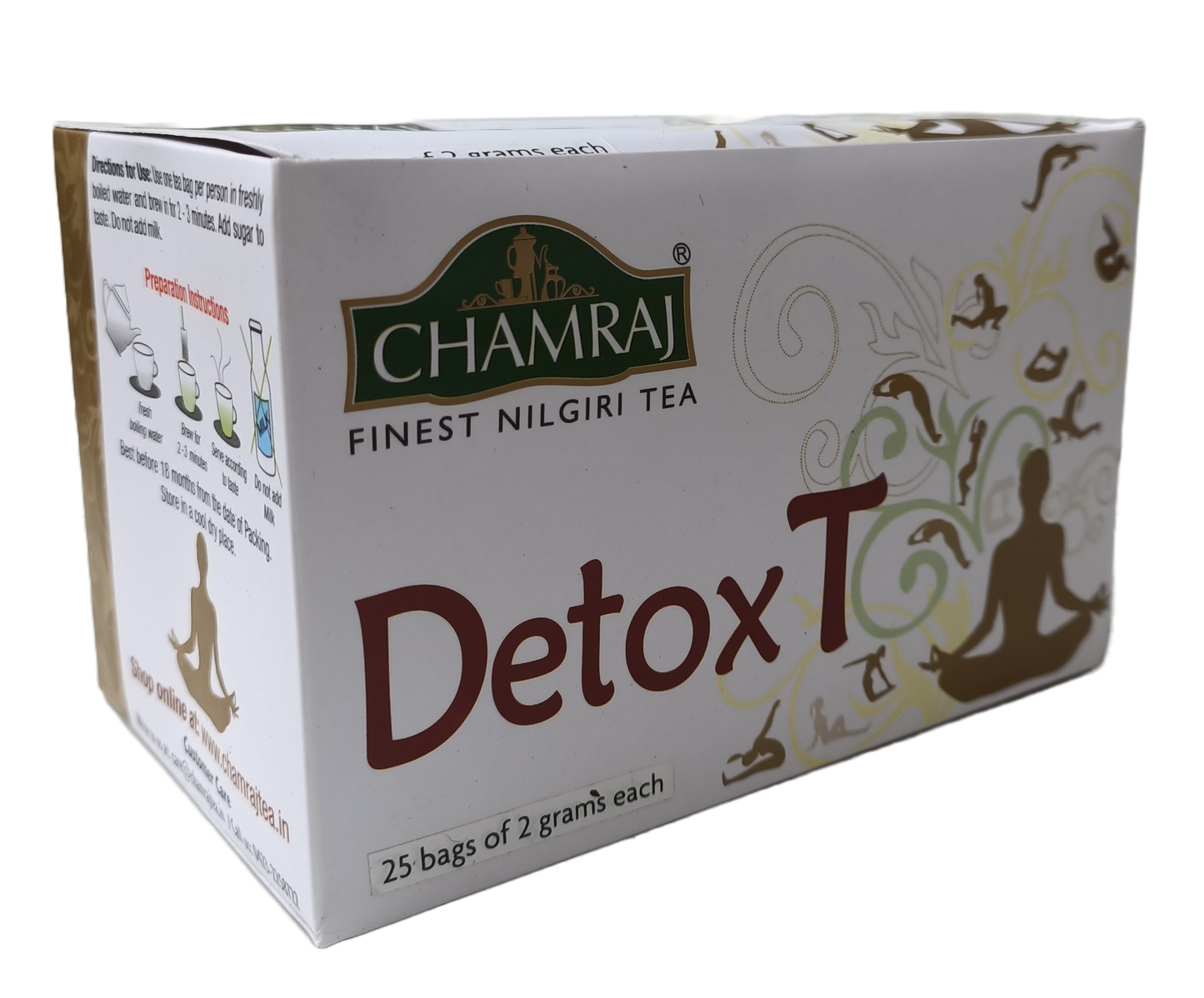 CHAMRAJ Detox T Infusion | 25 Dip Bags of 2 grams each 50gm