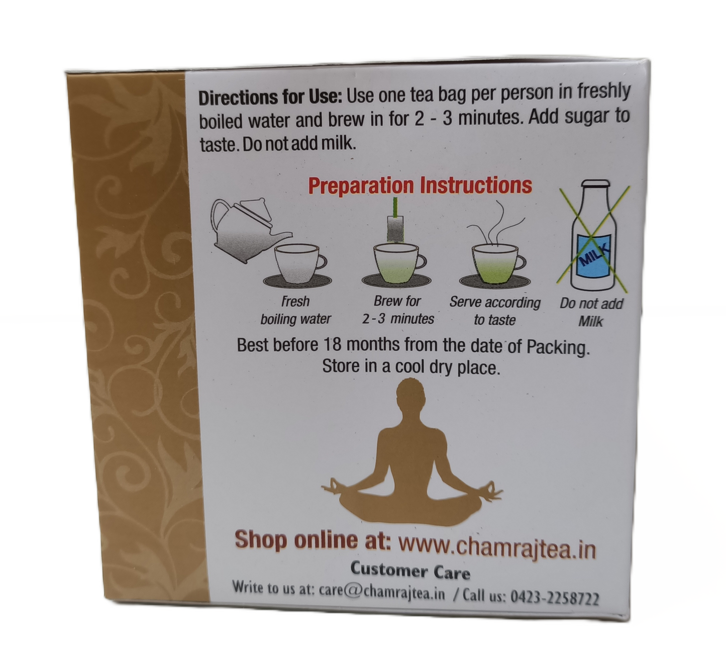 CHAMRAJ Detox T Infusion | 25 Dip Bags of 2 grams each 50gm
