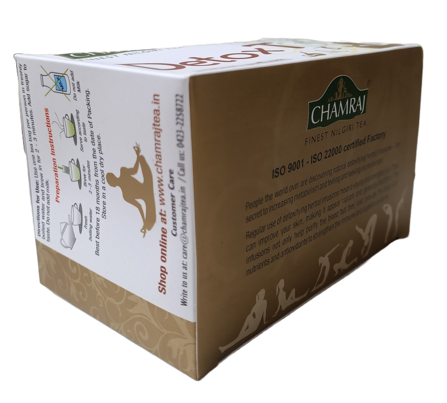 CHAMRAJ Detox T Infusion | 25 Dip Bags of 2 grams each 50gm
