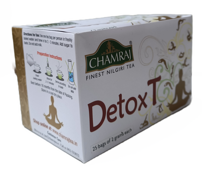 CHAMRAJ Detox T Infusion | 25 Dip Bags of 2 grams each 50gm