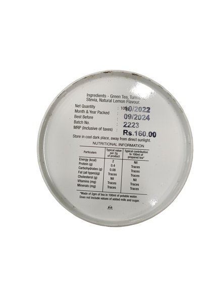 GLENDALE Turmeric Tea Tin 100 g