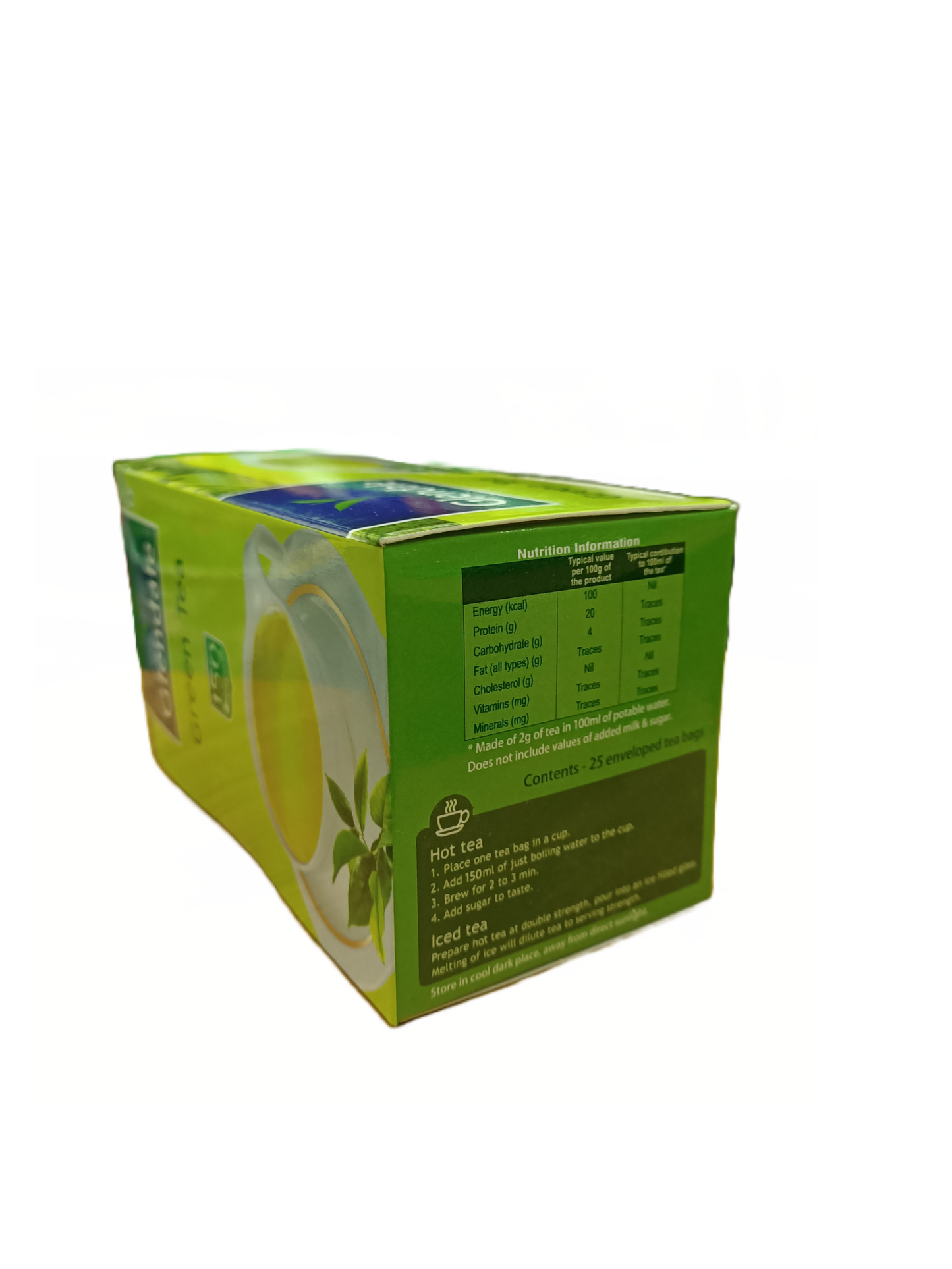 GLENDALE Green Tea 25 Dip Bags