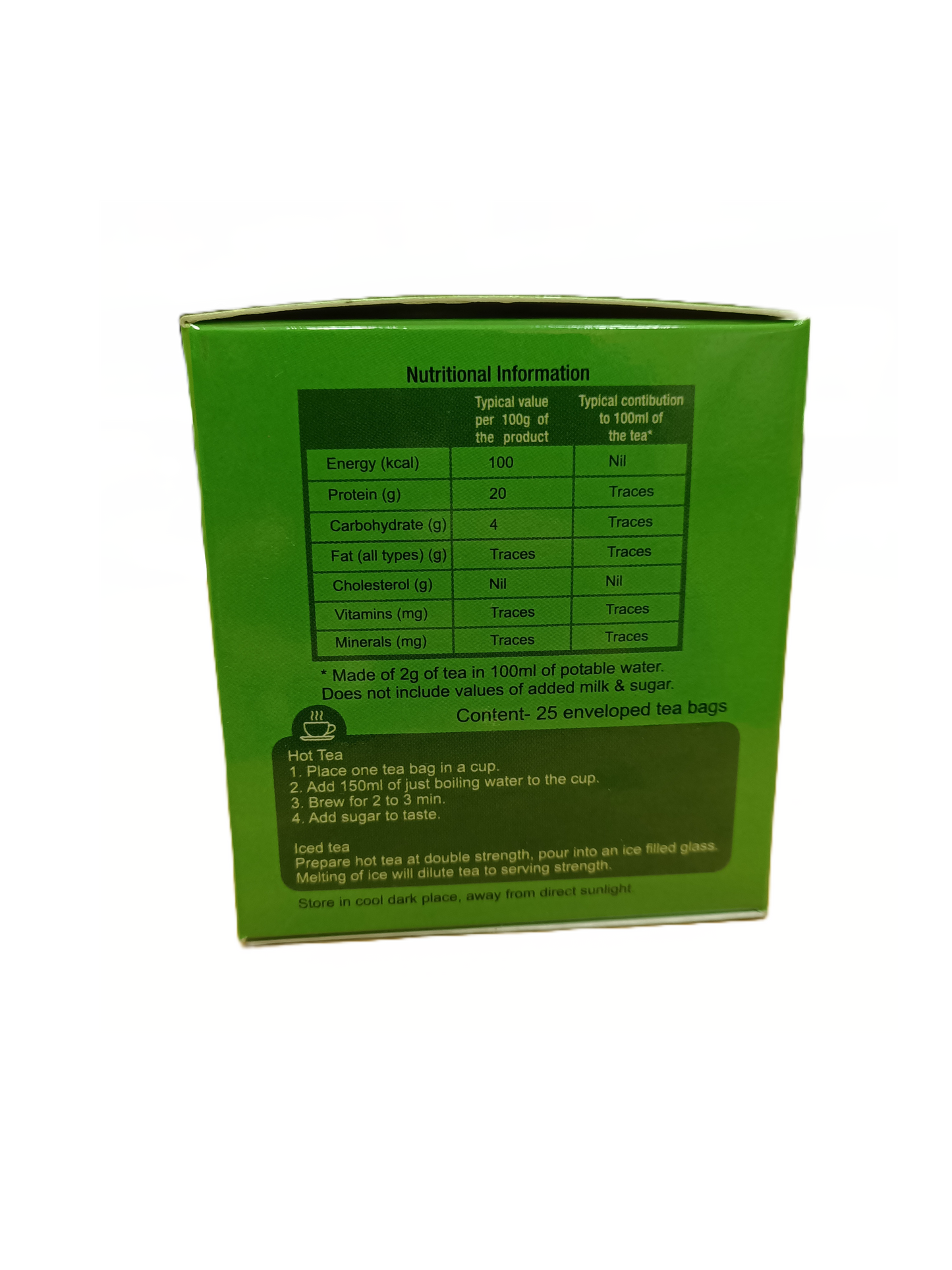 GLENDALE Honey Lemon Green Tea (25 Dip Bags)